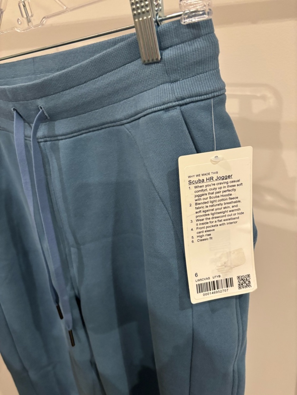 lululemon athletica Scuba HR Jogger in Dusty Blue